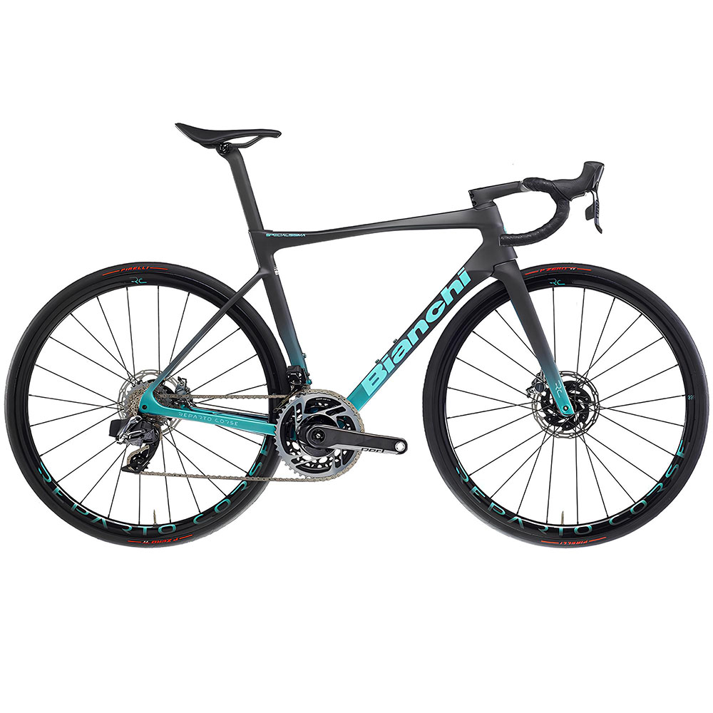 2024 Bianchi Specialissima RC Sram Red Etap Axs 12sp W-Powermeter Road Bike