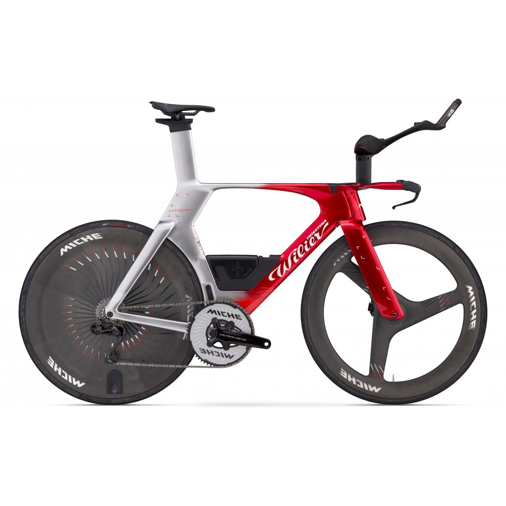 2025 Wilier Supersonica SLR E555ITI Carbon Time Trial Triathlon Bike