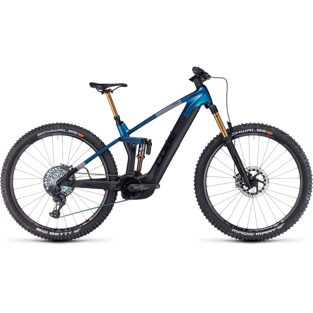 Cube Stereo Hybrid 140 HPC SLT 750 - Carbon Electric Mountain Bike - 2024