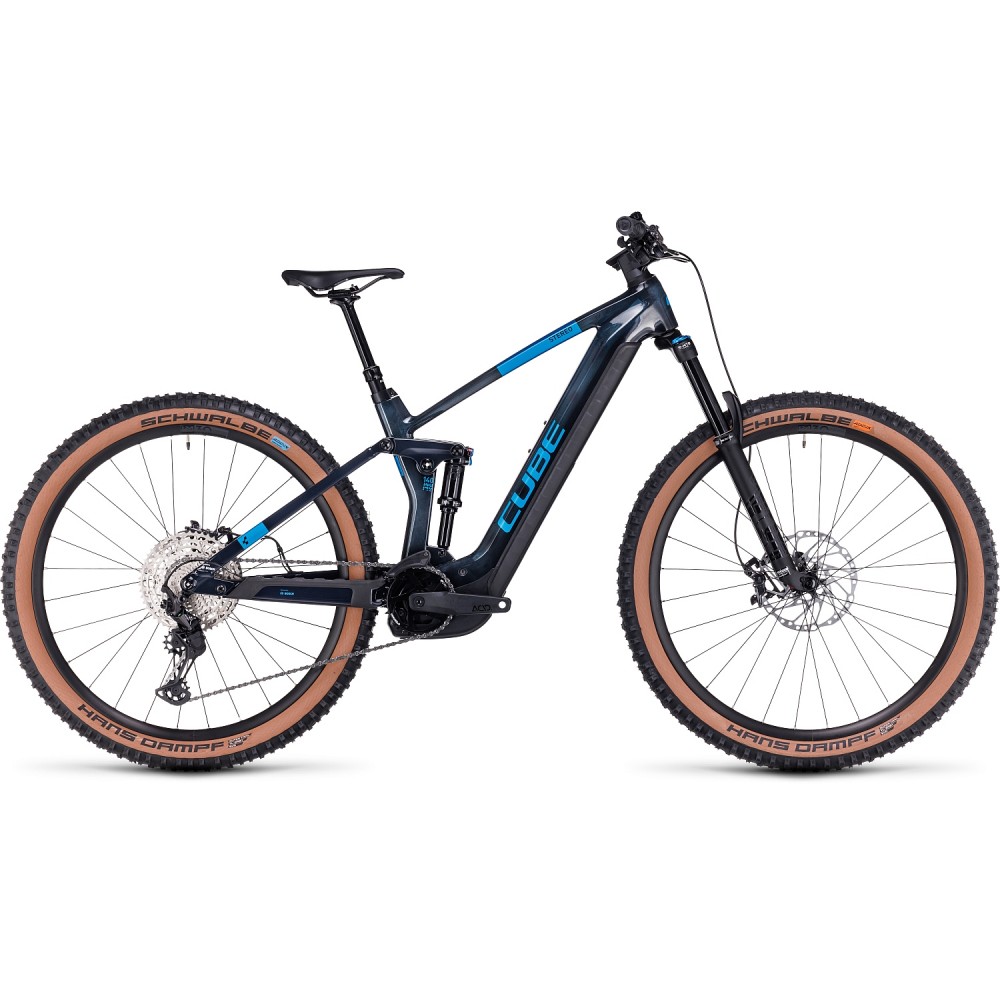 Cube Stereo Hybrid 140 HPC SLX 750 - Carbon Electric Mountain Bike - 2024